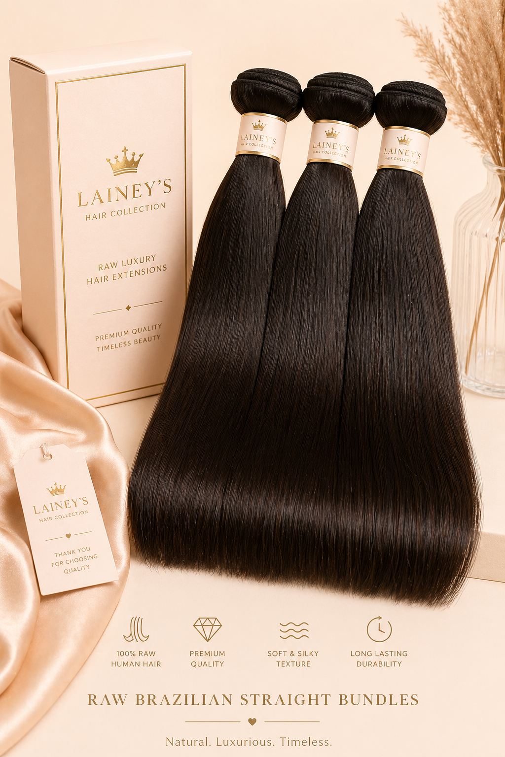 Luxury Install Set – 3 Bundles + Closure