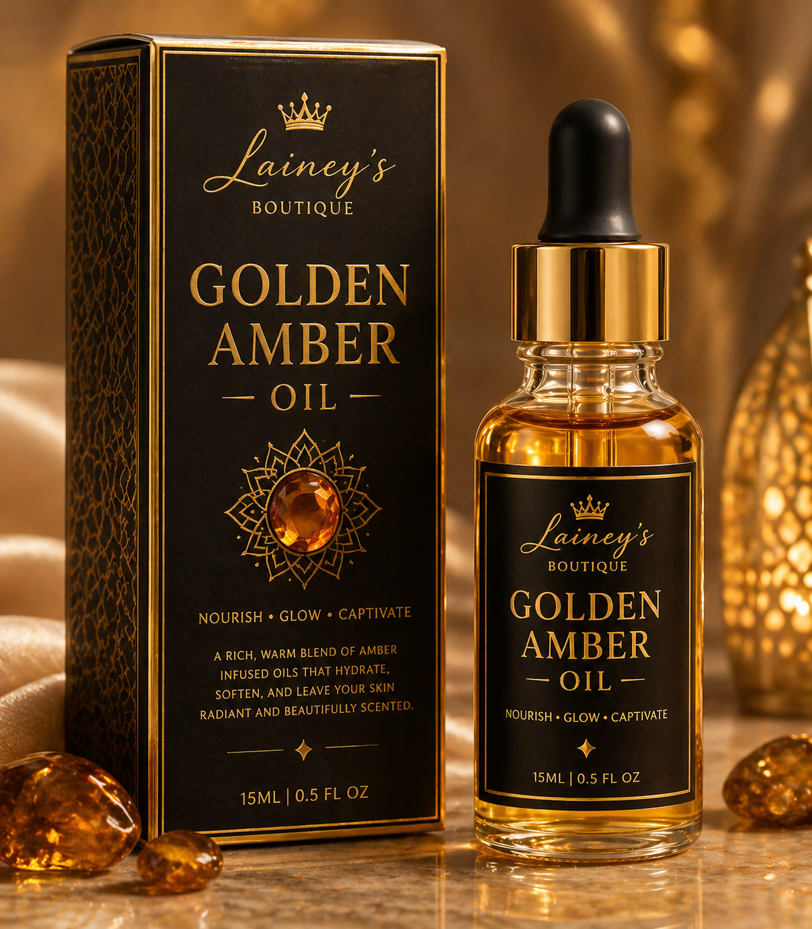 Golden Amber Body Oil