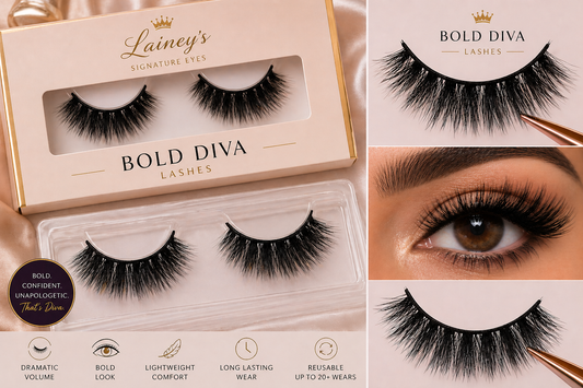 Bold Diva Lashes – Lainey's Signature Eyes