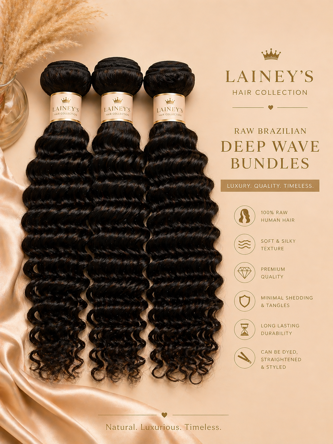 Premium Raw Hair Deep Wave